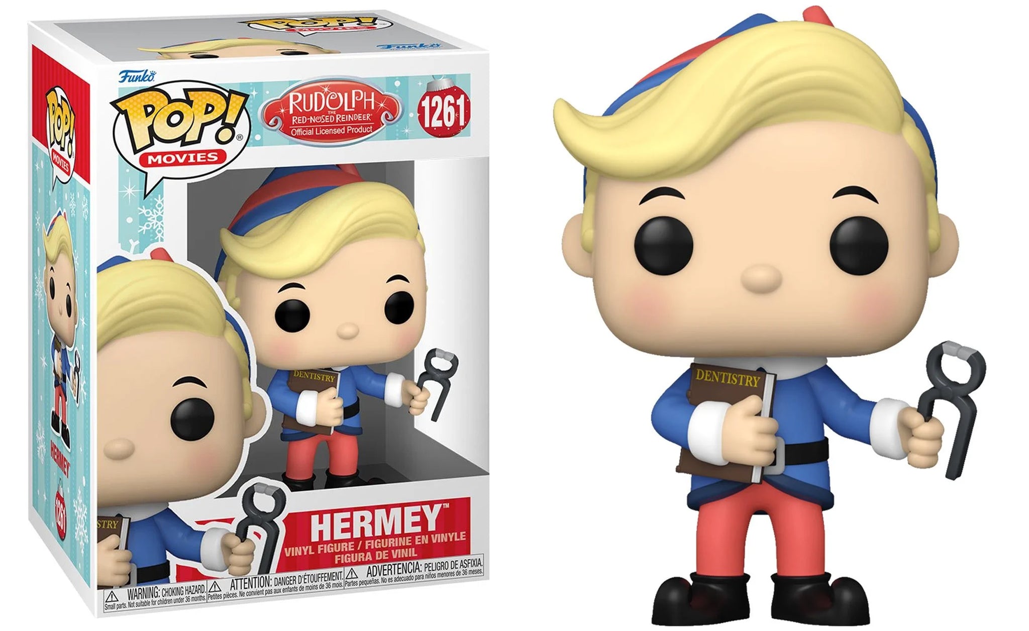 Funko Vinyl Figure Hermey #1261 - Rudolph The Red-Nosed Reindeer