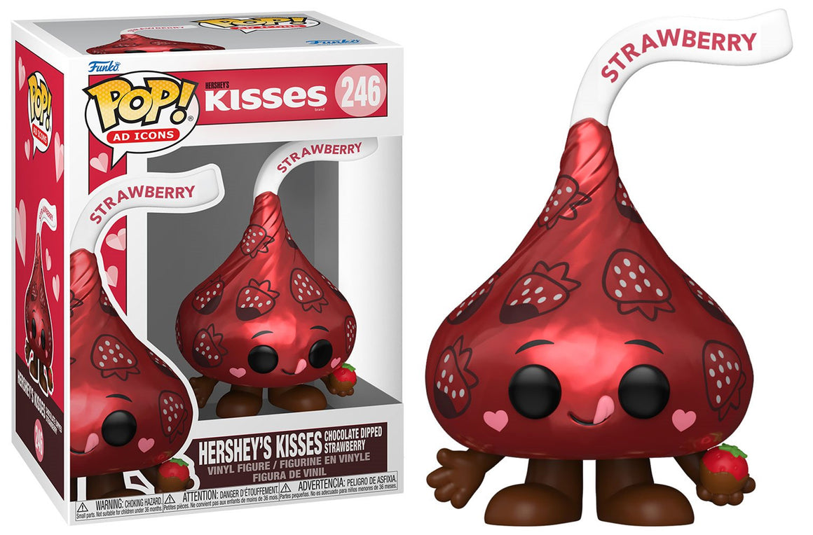 Funko Pop Vinyl Figure Hershey's Kisses Chocolate Dipped Strawberry #246