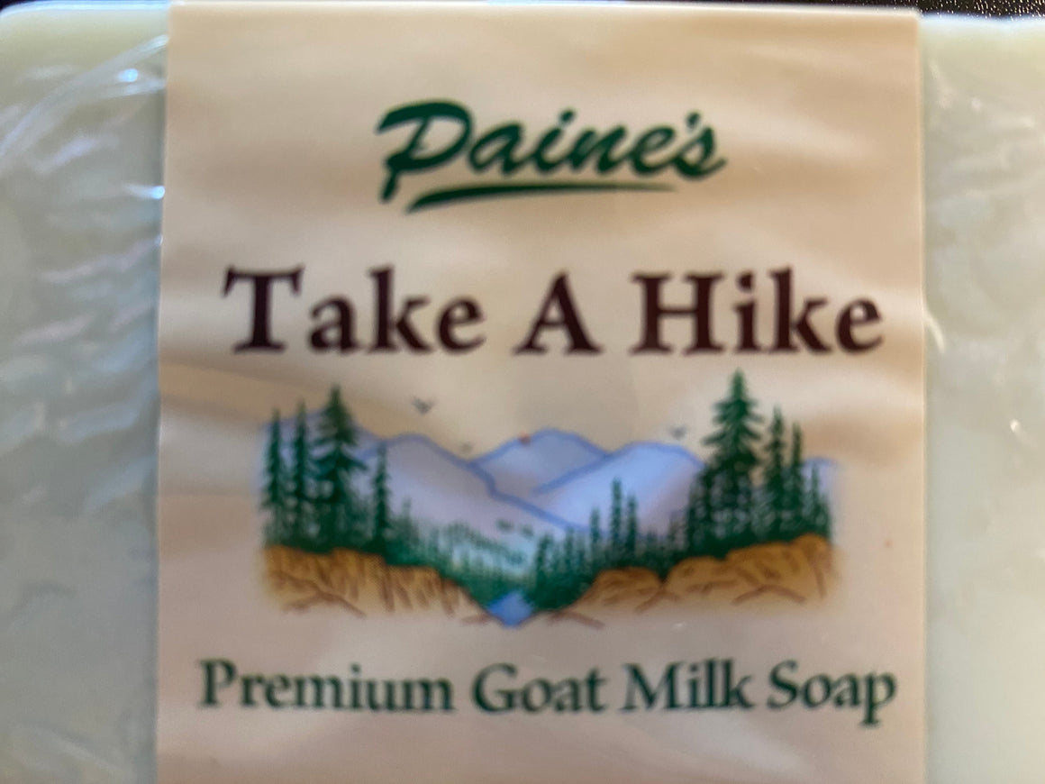 Take A Hike scented Goat Milk soap 4.5 oz.