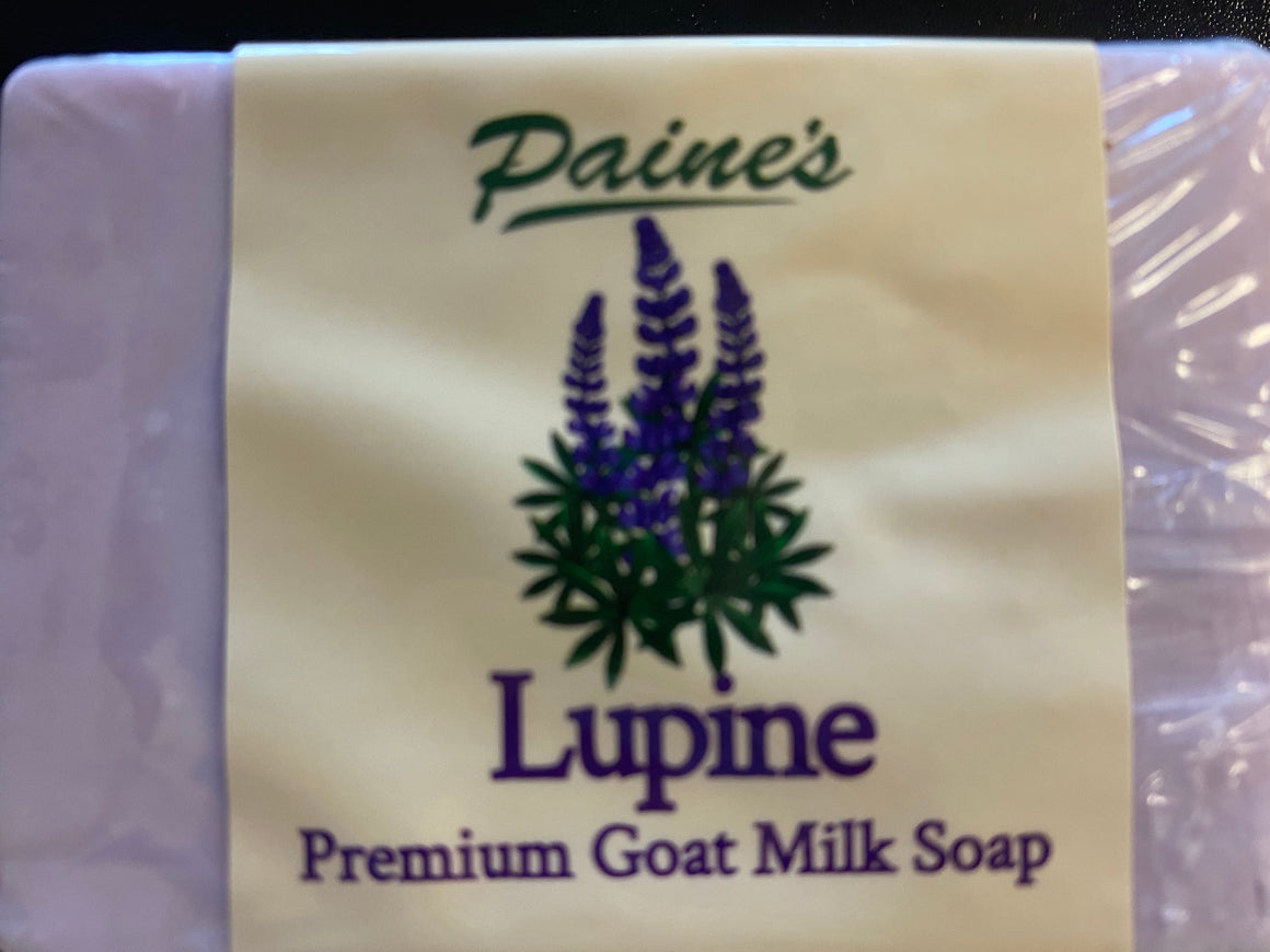 Lupine scented Goat Milk soap 4.5 oz.