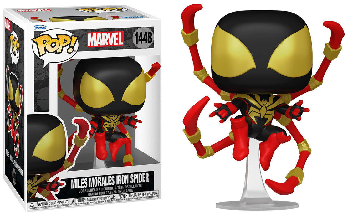 Funko Pop Vinyl Figure Miles Morales Iron Spider #1448 - Marvel