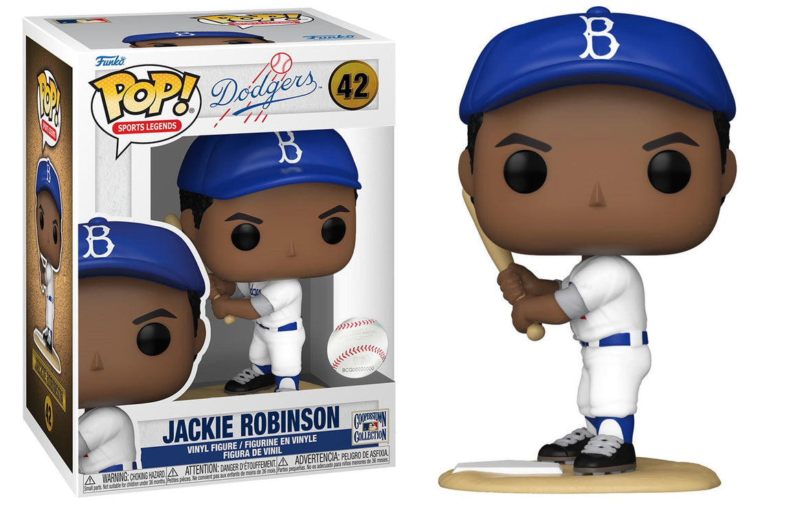 Funko Pop Vinyl Figure Jackie Robinson #42- MLB Brooklyn Dodgers