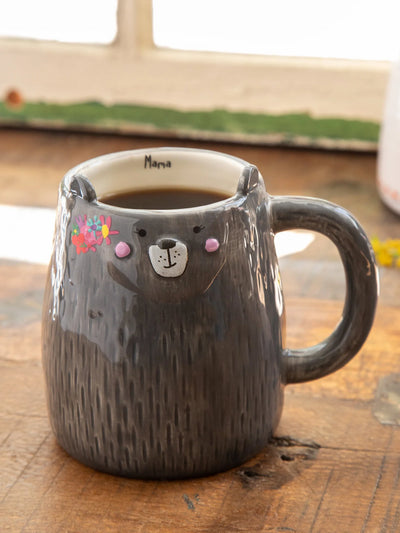 Folk Art Coffee Mug - Mimi The Mama Bear Folk Art Coffee Mug - Mimi The Mama Bear