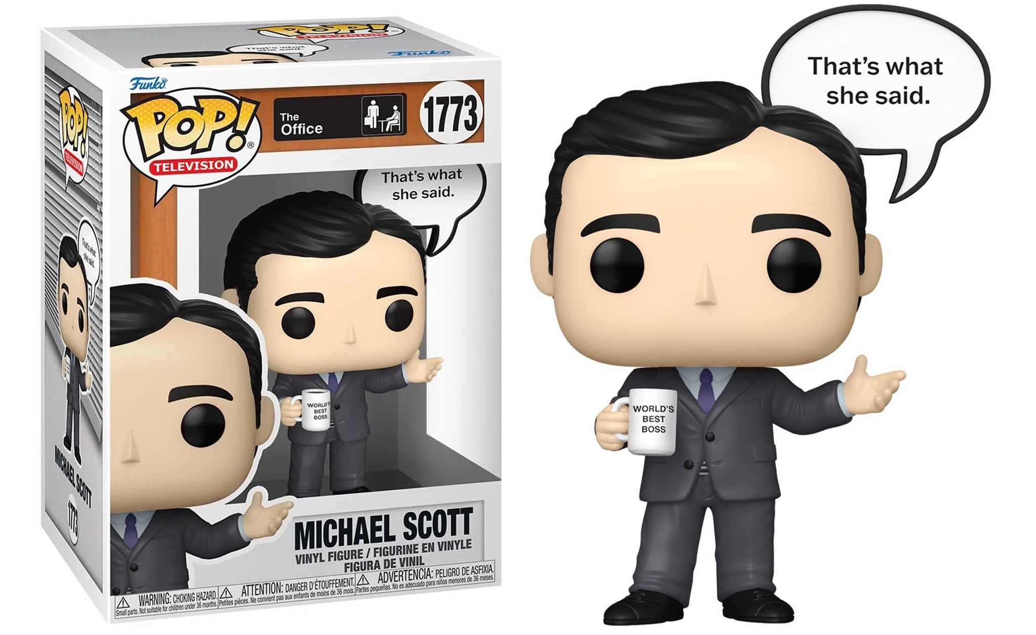 Funko Vinyl Figure Michael Scott (That's What She Said) #1773 - The Office