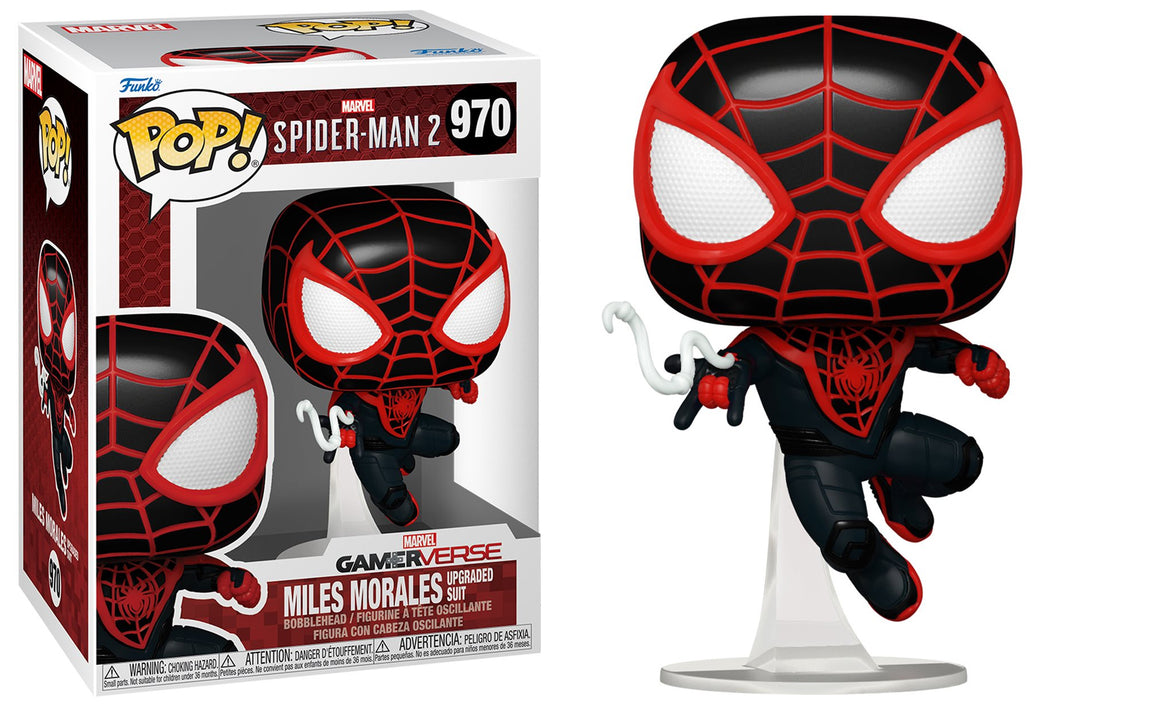 Funko Pop Vinyl Figurine Miles Morales Upgraded Suit # 970 - Spider-Man 2 Game
