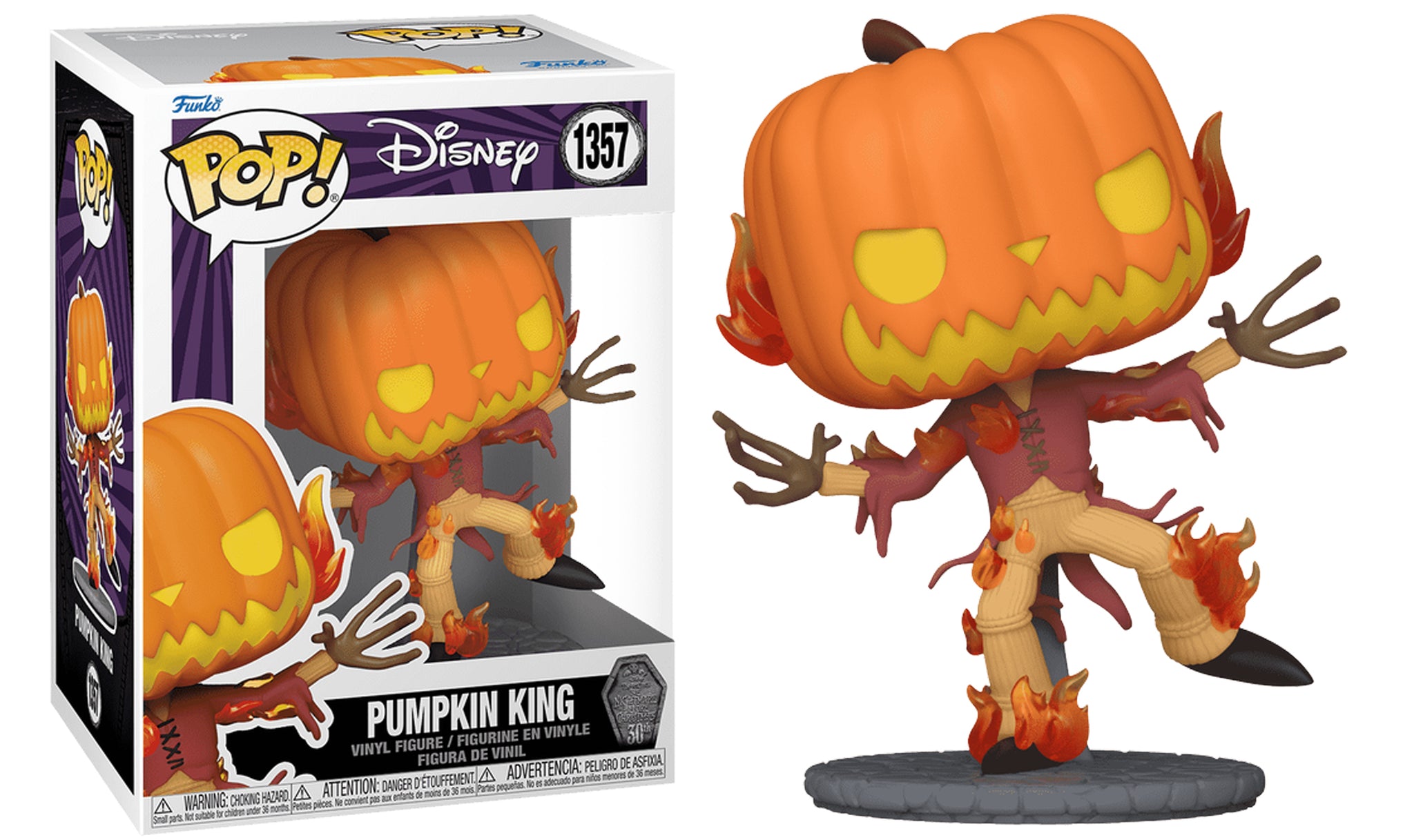 Funko Pop Vinyl Figure Pumpkin King #1357 - Nightmare Before Christmas