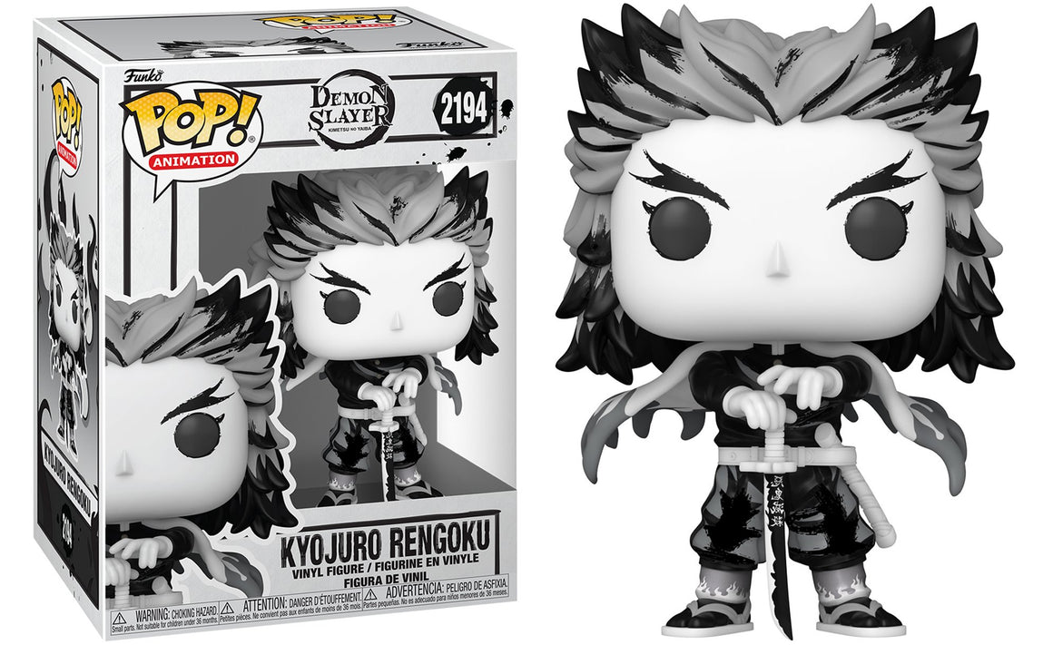 Demon Slayer Kyojuro Rengoku Sumi-Ink Funko Pop! Vinyl Figure #2194