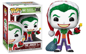 Funko Pop Vinyl Figure Santa Joker #358 - DC Holiday Series