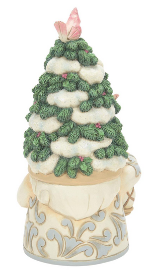 Woodland Gnome Evergreen Hat Statue by Jim Shore Heartwood Creek