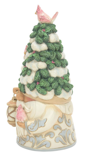 Woodland Gnome Evergreen Hat Statue by Jim Shore Heartwood Creek