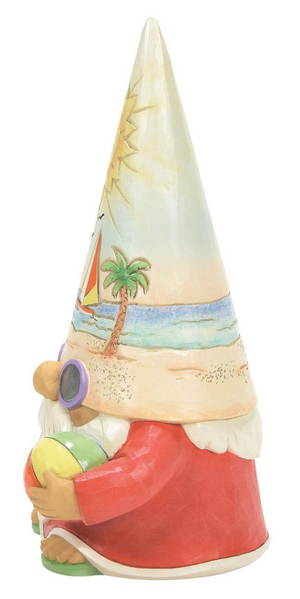 Coastal Gnome Beachball Statue by Jim Shore Heartwood Creek