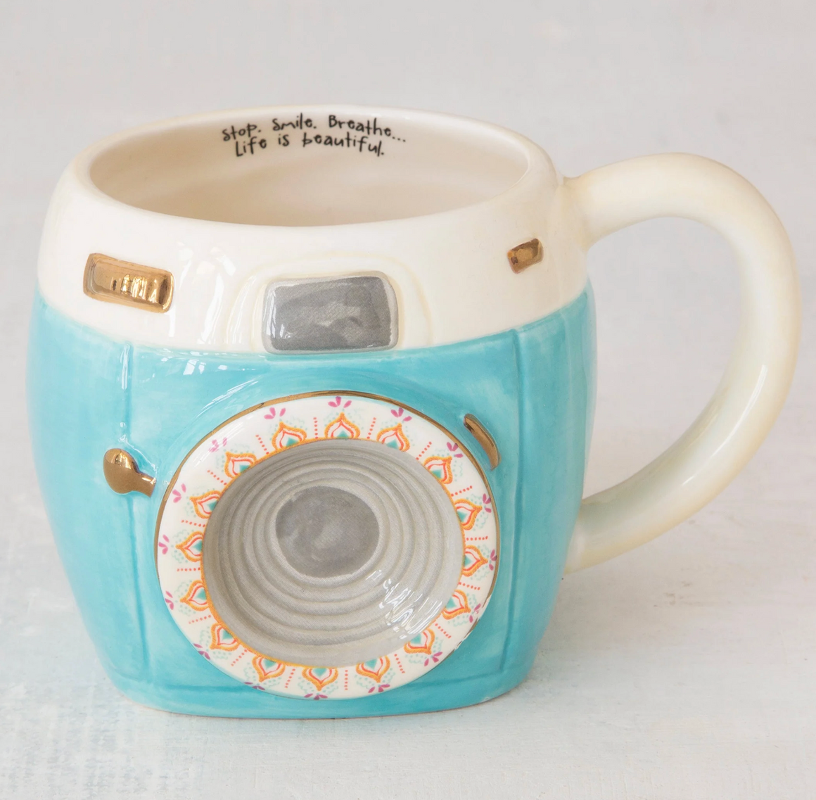 Imogene The Camera Folk Art Coffee Mug