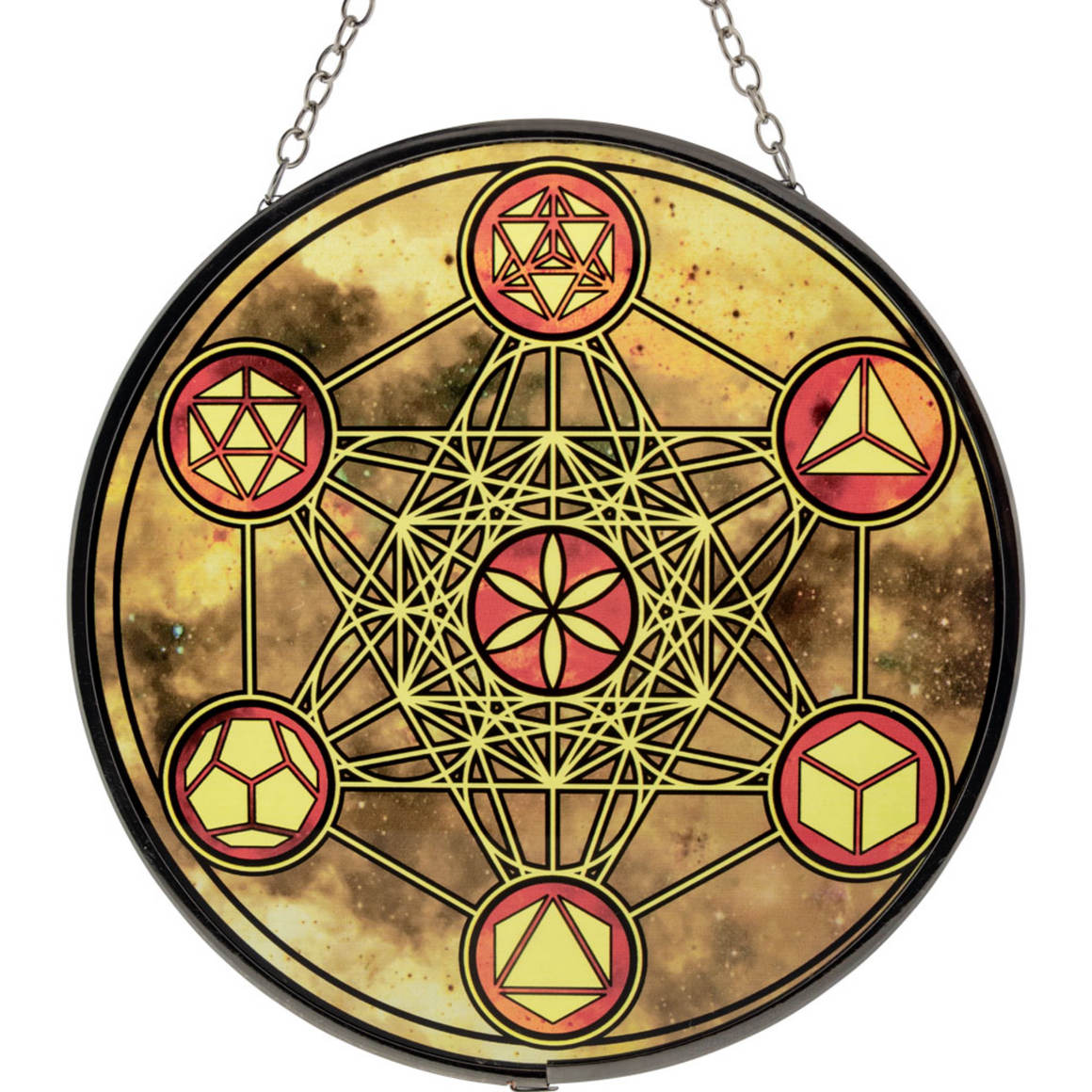 Metatron - Glass Suncatcher 6in