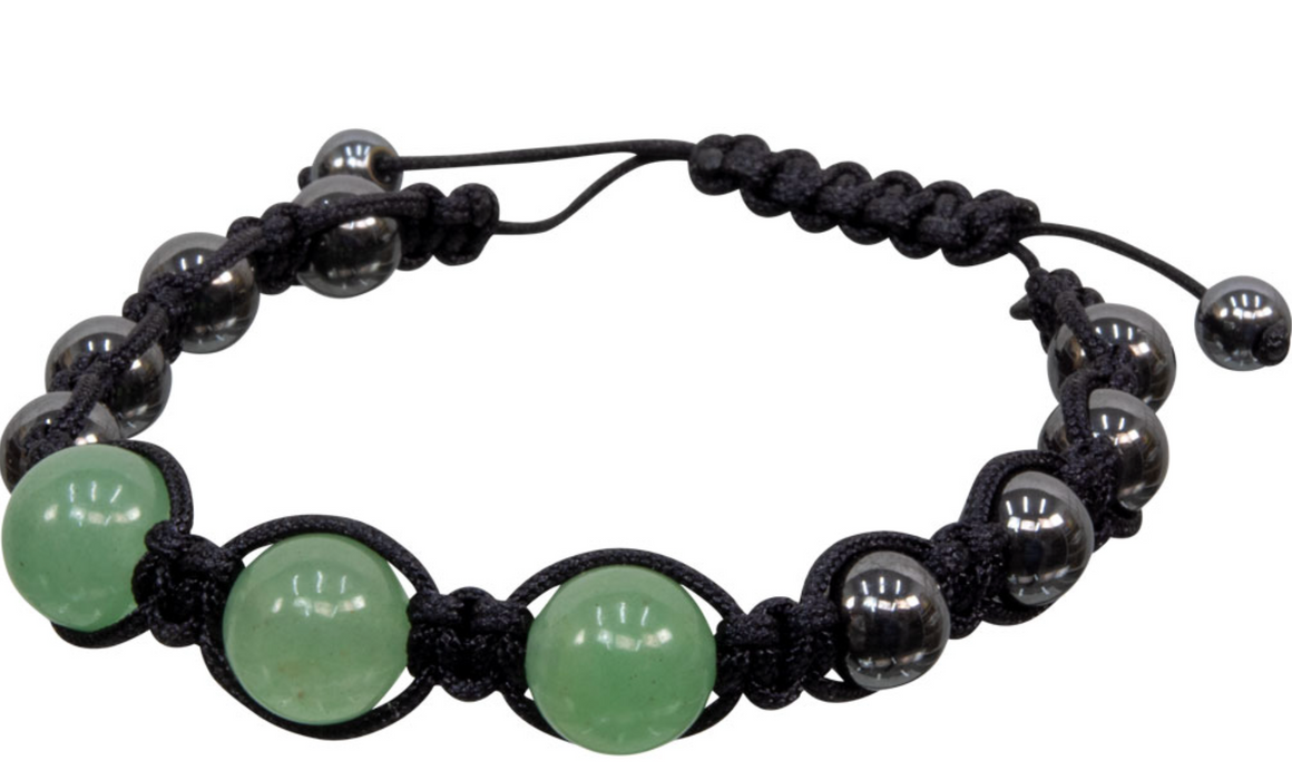 Magnetic Hematite Bracelet - Aventurine