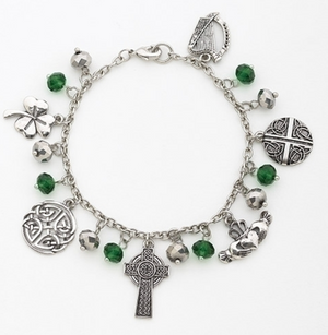 8" Irish Charm Chain Bracelet in Box