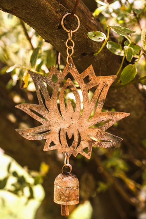 Hand-Cut Lotus Chime - Mira Fair Trade