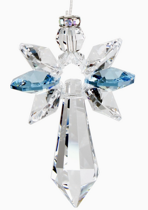 Crystal Guardian Angel™ - Large, Aquamarine