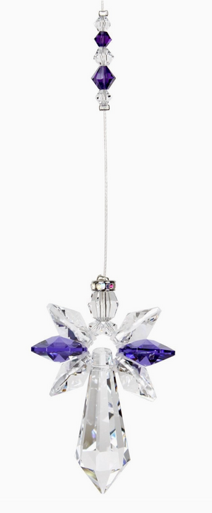 Crystal Guardian Angel™ - Large, Amethyst