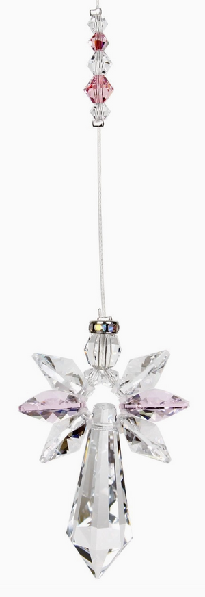 Crystal Guardian Angel™ - Large, Rose