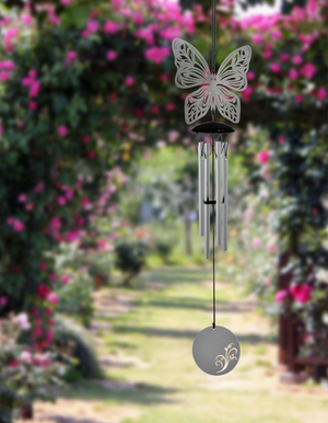 Butterfly Flourish Wind Chime ~ Woodstock Wind Chimes