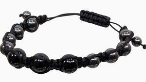 Magnetic Hematite Bracelet - Black Onyx