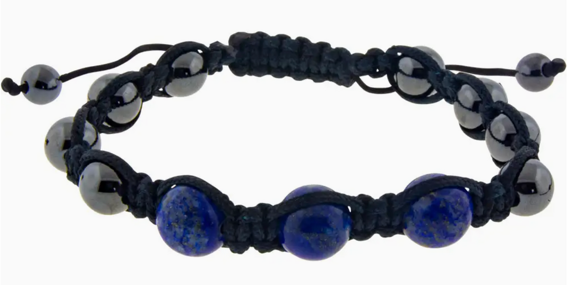 Magnetic Hematite Bracelet - Lapis