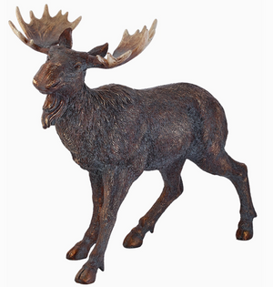 Highlands Majestic Moose in A Bronzed Resin