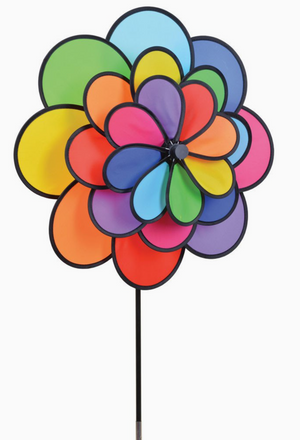 Triple Daisy Windmill Spinner