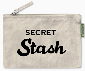 Secret Stash Large Zipper Pouch