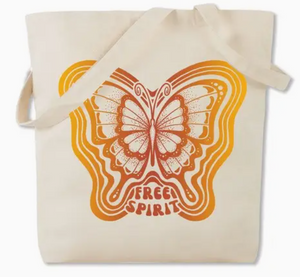 Free Spirit Butterfly Tote Bag