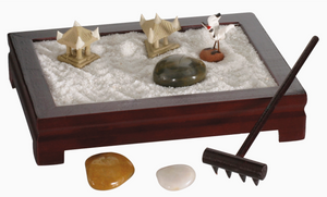 Mini Zen Garden, Desktop Toy, Colors Vary, Stress Relief