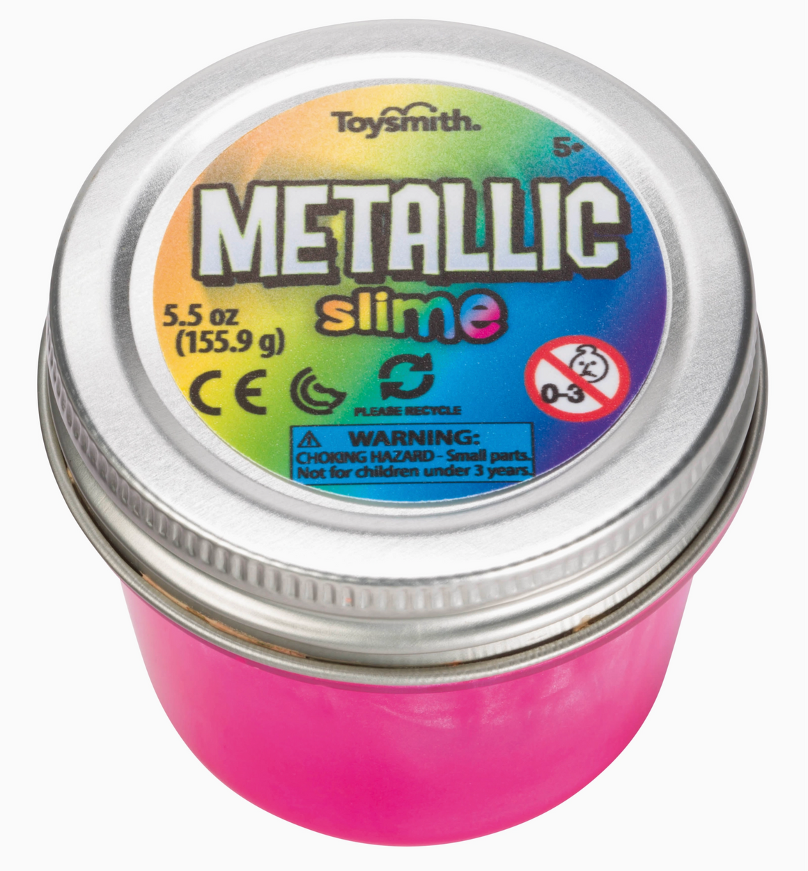 Metallic Slime, Shimmering Slime in Assorted Colors