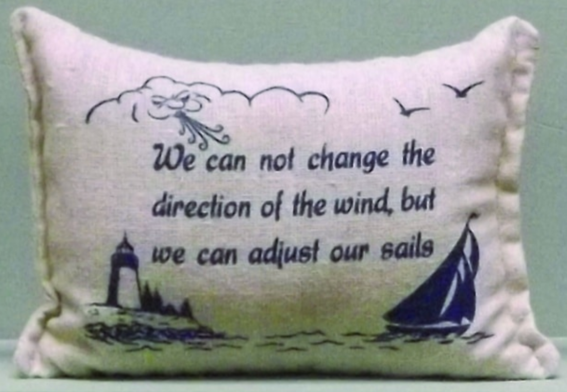 Can Not Change The Wind Pillow – 4″ x 6