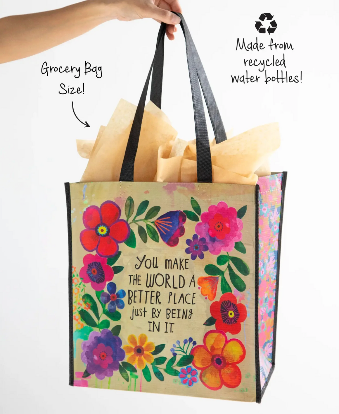 XL Happy Bag - You Make The World A Better Place