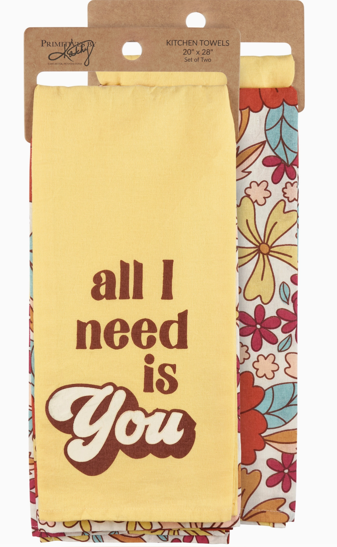 All I Need Is You Kitchen Towel Set