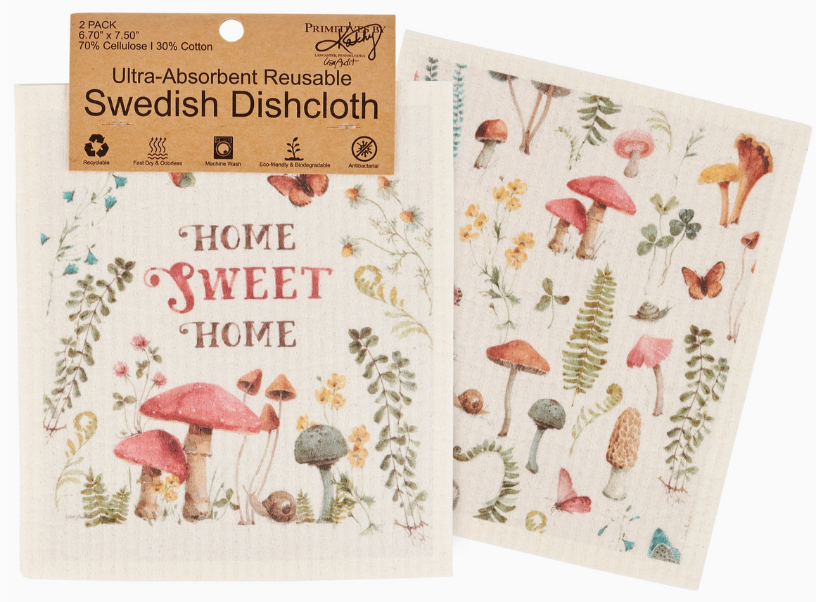 Home Sweet Home Swedish Dishcloth Set