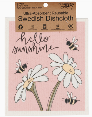 Sunshine Swedish Dishcloth Set