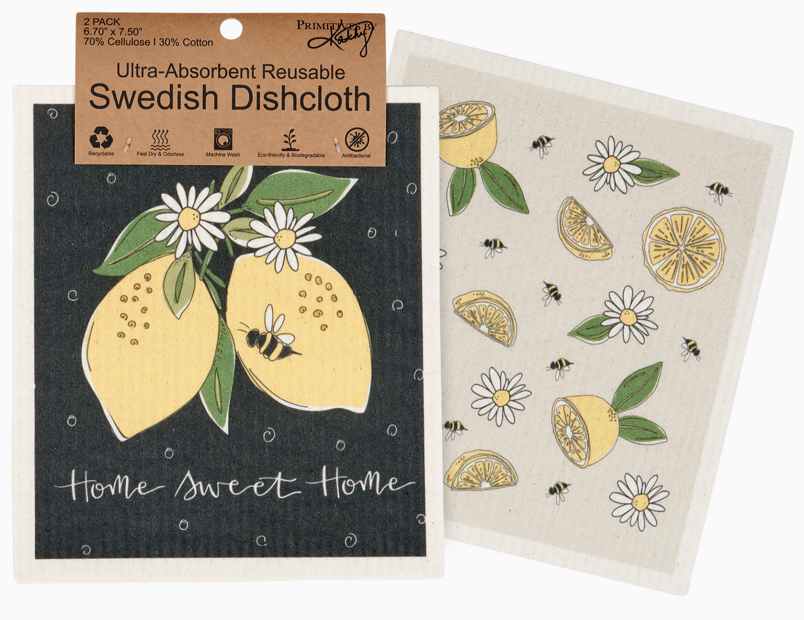 Home Sweet Home Swedish Dishcloth Set
