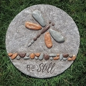 11.75"D Dragonfly Stepping Stone