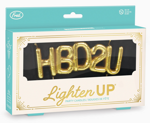 Lighten Up Party Candles - HBD2U