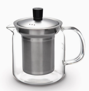 16oz Glass Teapot with Stainless Steel Infuser