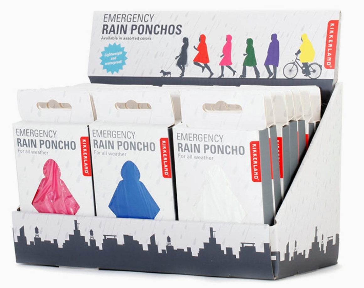 Emergency Rain Ponchos