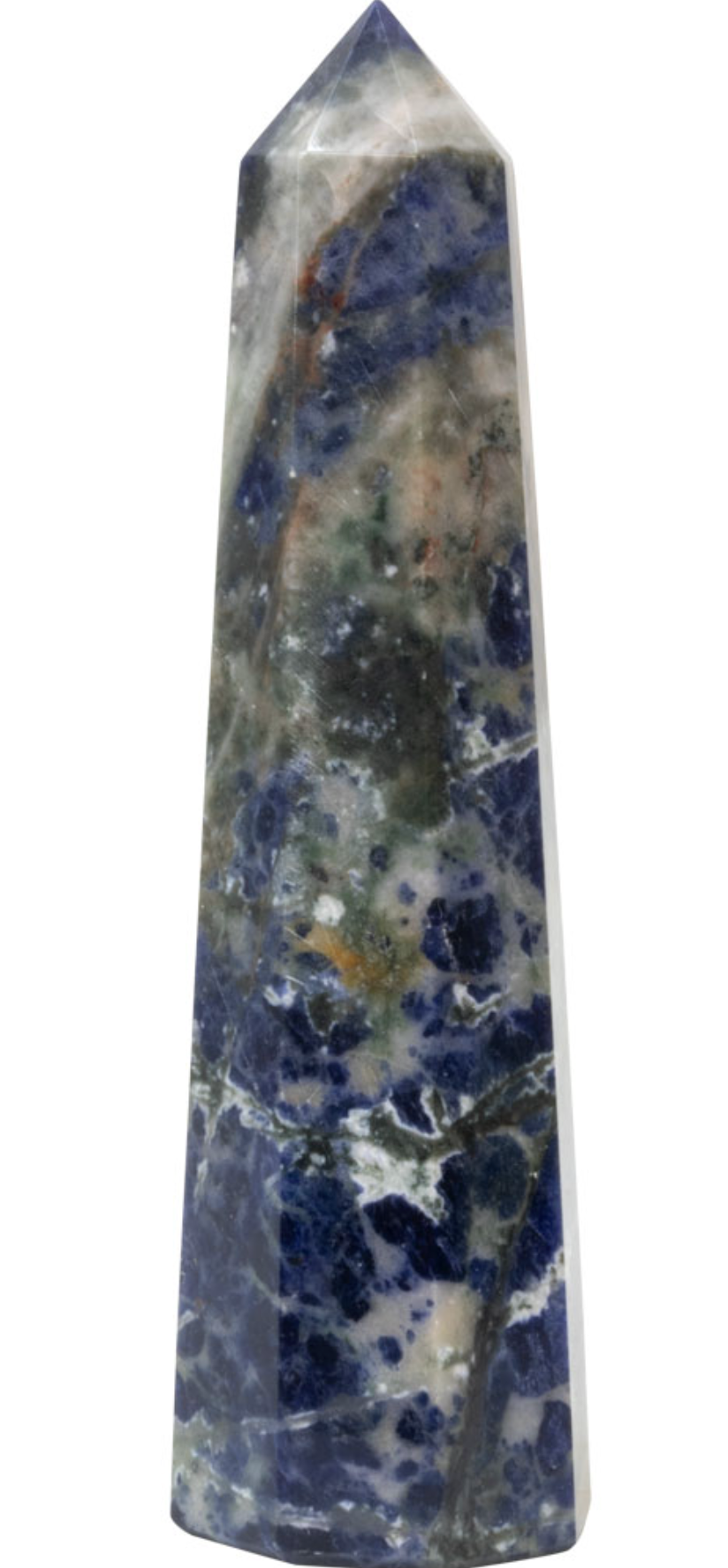 Gemstone Obelisk 3-4in - Sodalite