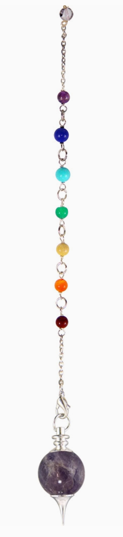 Pendulum Sephoroton w/ Chakra - Amethyst