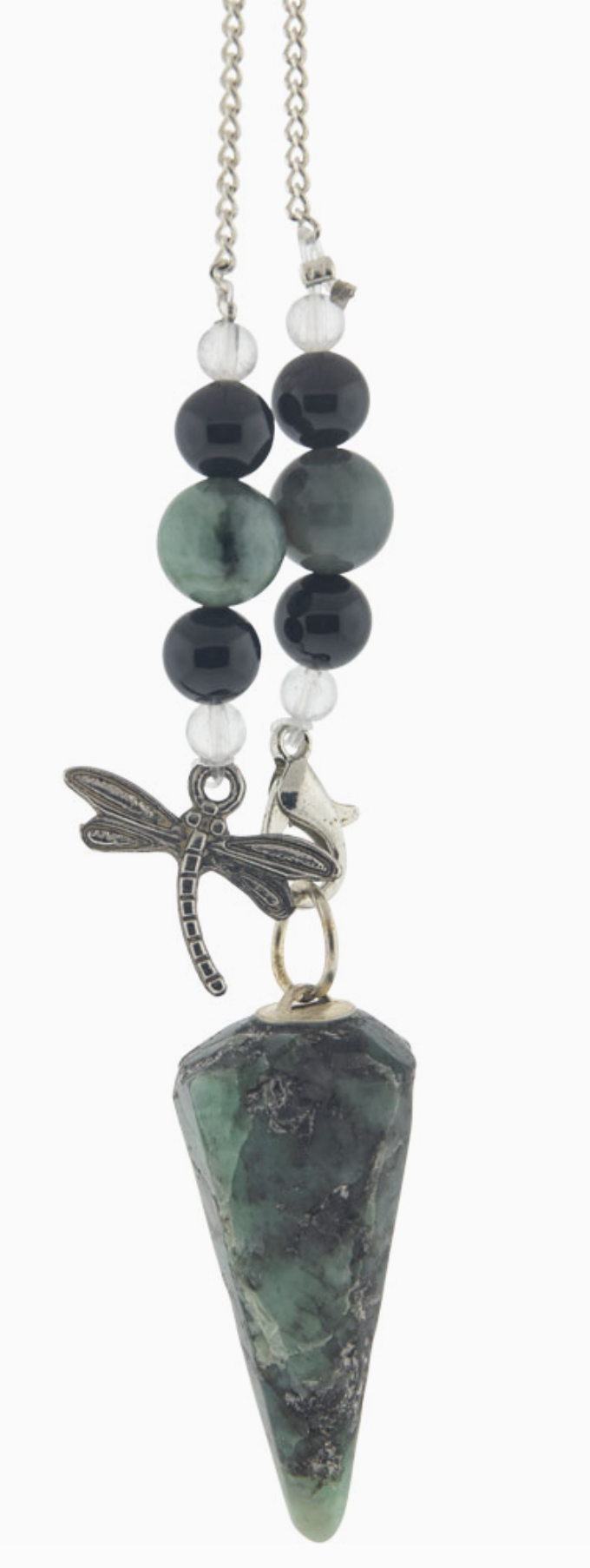 Pendulum Hexagonal Emerald - Dragonfly