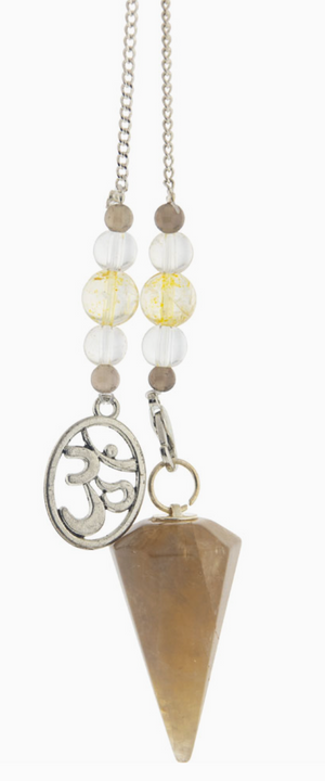 Pendulum Hexagonal Citrine - Om