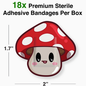 Mushroom Adhesive Bandages