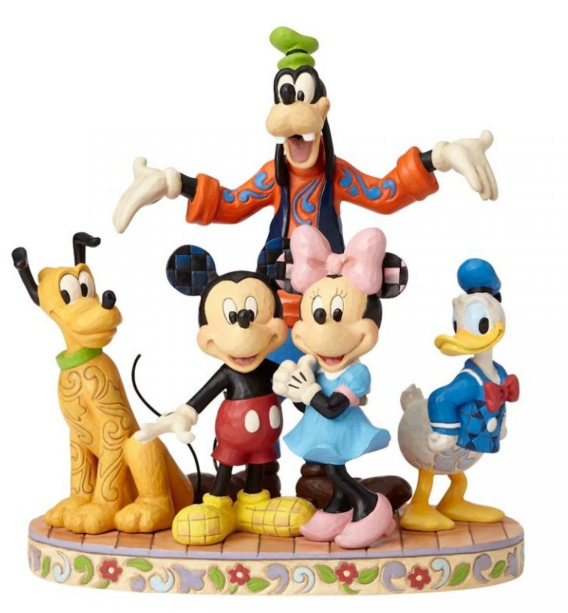 Jim Shore Disney Traditions Fab Five Figurine "The Gang's All Here"