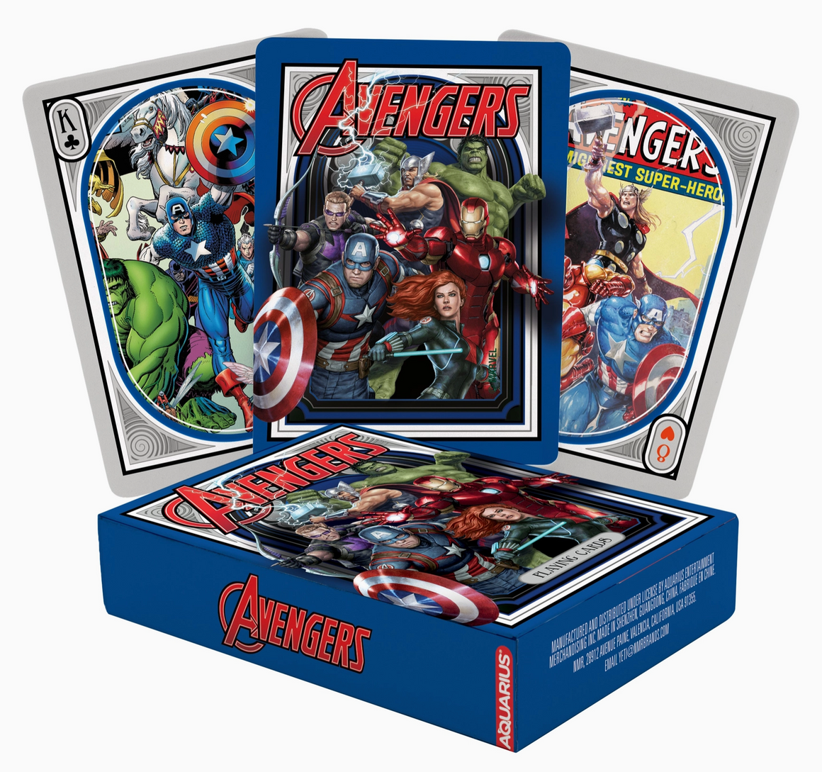 Marvel Avengers Nouveau Playing Cards