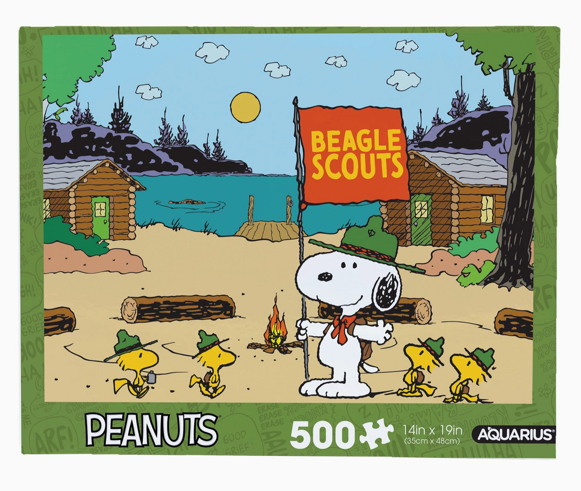 Peanuts Beagle Scouts 500 Piece Jigsaw Puzzle